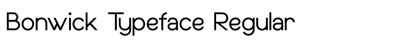 Bonwick Typeface Regular image